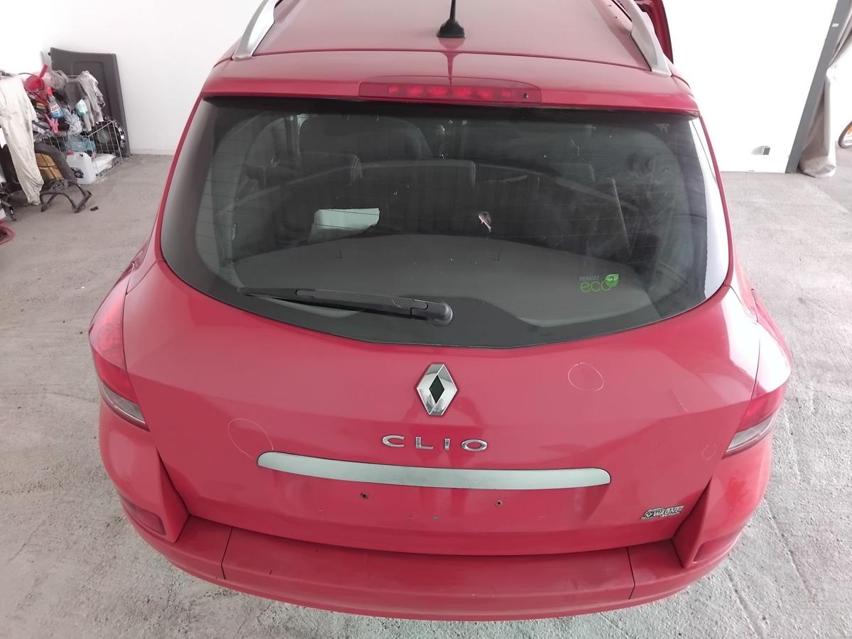 Renault Clio 3 Grandtour Heckklappe OV727 spanisch rot mit Heckscheibe BJ2009
