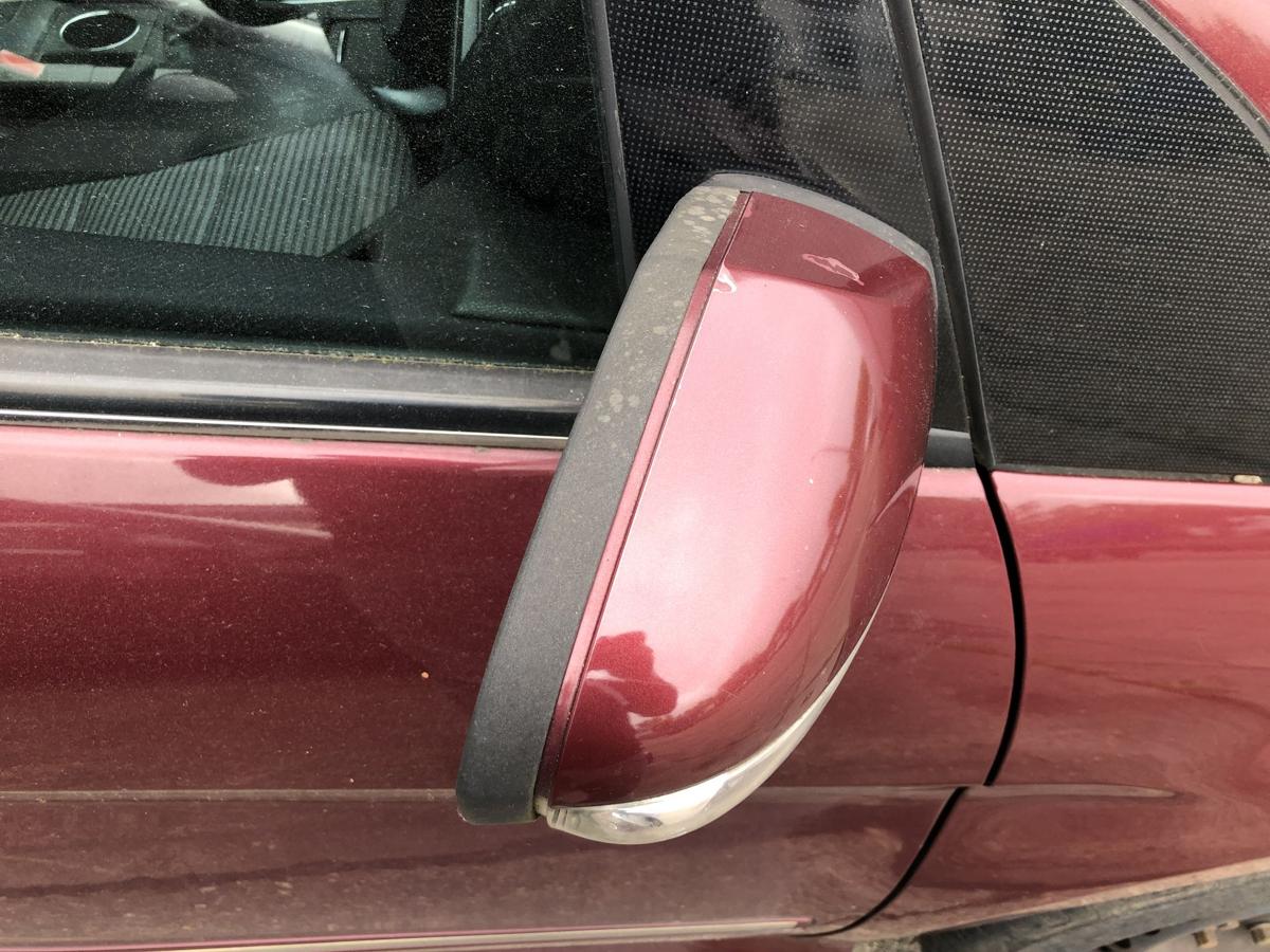 Mercedes B Klasse W245 Au&szlig;enspiegel rechts Spiegel elektrisch 597 Saturnrot