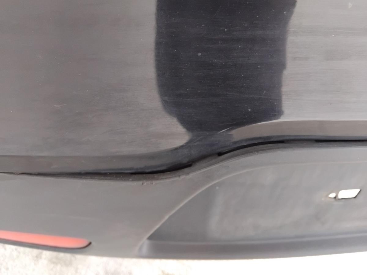 Kia Rio III UB original Sto&szlig;f&auml;nger Sto&szlig;stange hinten 3-t&uuml;rig BJ2012 AURORA BLACK