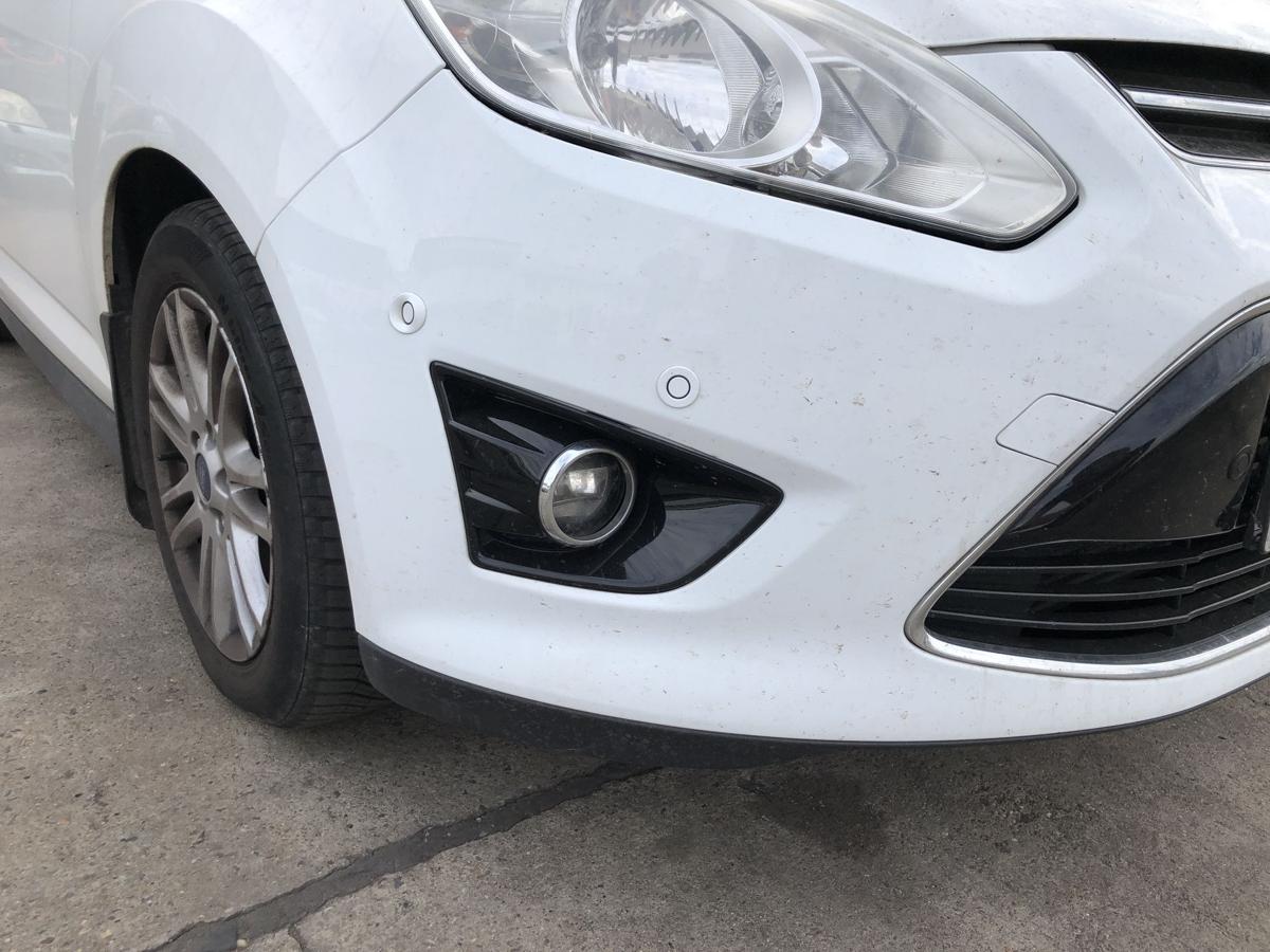 Ford C-Max CB7 Sto&szlig;f&auml;nger vorn Frontsch&uuml;rze mit Nebel PDC PLA Frost Wei&szlig;