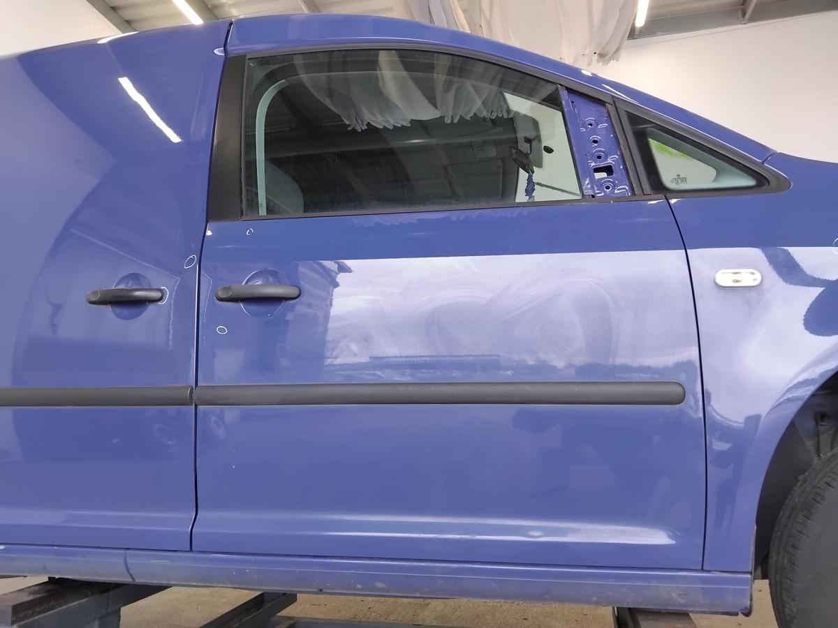 VW Caddy 2K T&uuml;r vorn rechts Beifahrert&uuml;r LA5C Surfblau BJ2009