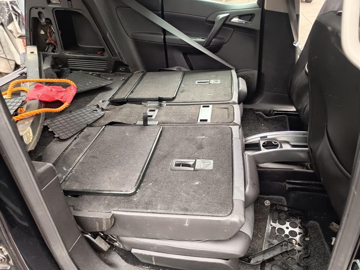 Opel Mervia B Sitzreihe 2 Fond komplett Stoff/Leder TABZ grau/anthrazit Bj 2012