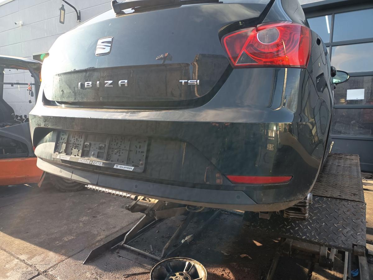 Seat Ibiza 6J orig Sto&szlig;stange hinten Sto&szlig;f&auml;nger 5trg LY9T Schwarz Facelift ab12