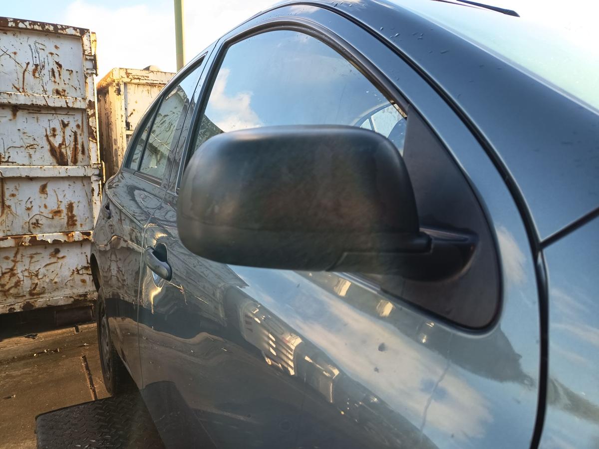 Nissan Micra K13 orig manuell verstellbarer Spiegel rechts unlackiert bis Bj 2013