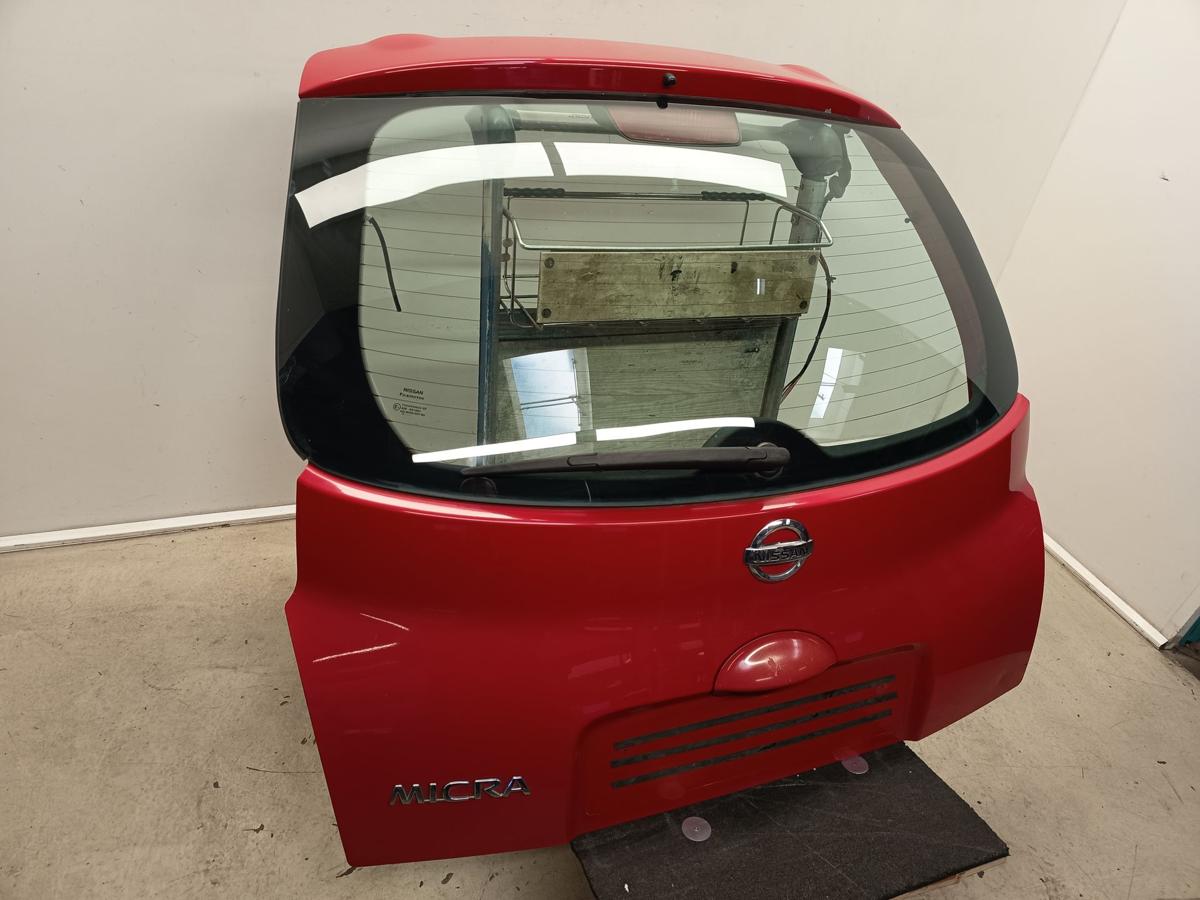 Nissan Micra K12 original Heckklappe mit Scheibe Z10G Solid Red Baujahr 2004