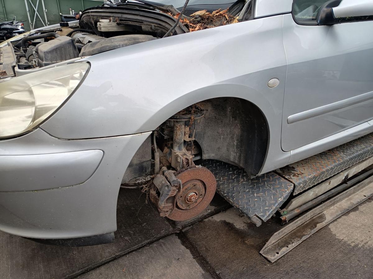 Peugeot 307CC Cabrio orig Kotflügel links EZR Silbergrau Bj 2003