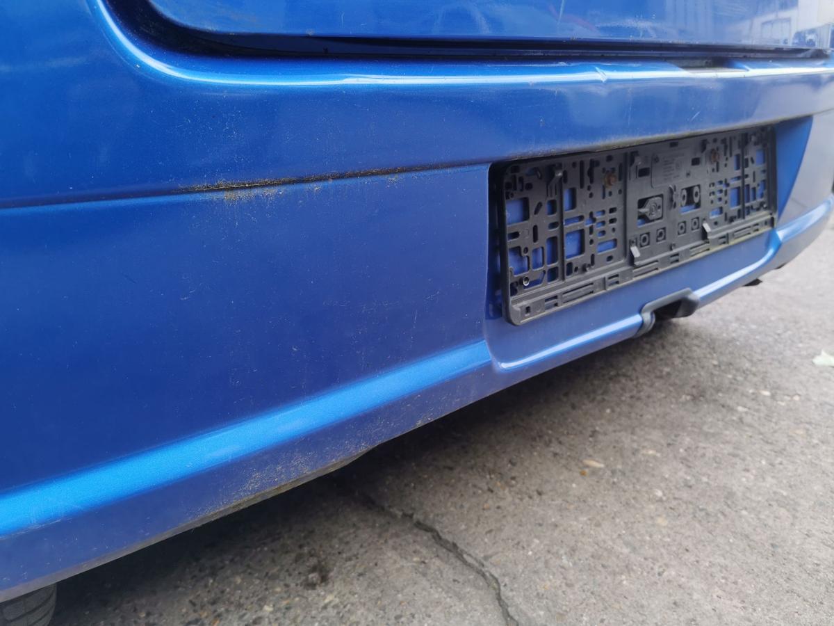Daihatsu Cuore 251 Stossfänger Stossstange Bumper hinten B51 Blue Perl metallic