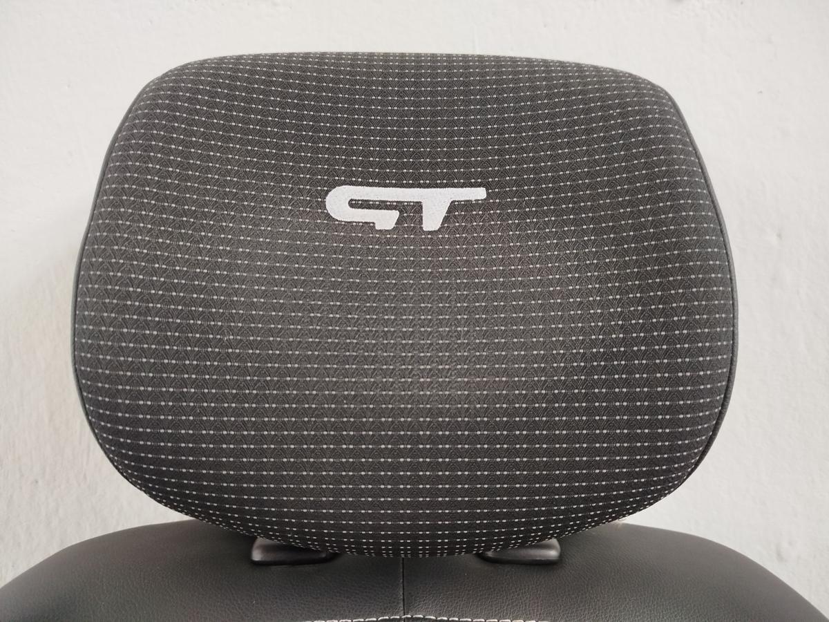 Renault Megane 3 III Grandtour Sitz vorn links Fahrersitz Kunstleder GT Logo