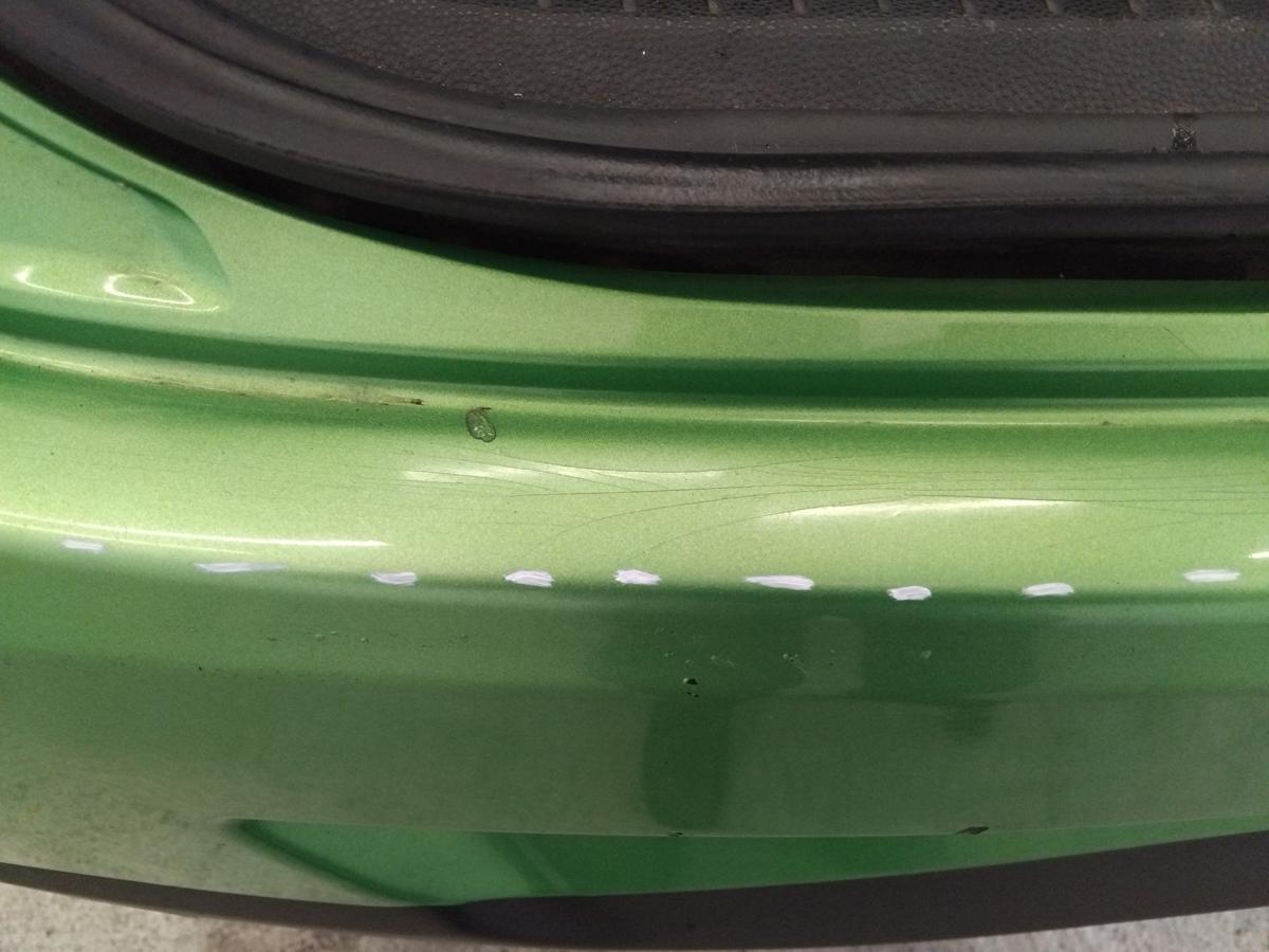 Mazda 2 DE original Sto&szlig;stange Stossf&auml;nger hinten hellgr&uuml;nmetallic BJ2008