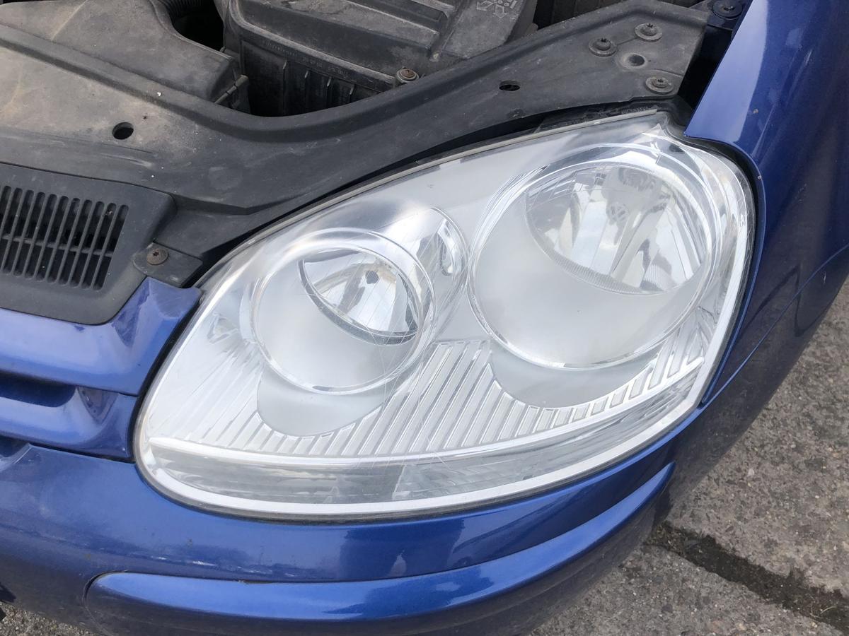 VW Golf 5 V 1K Scheinwerfer links Halogen Frontscheinwerfer Hersteller AL OEM