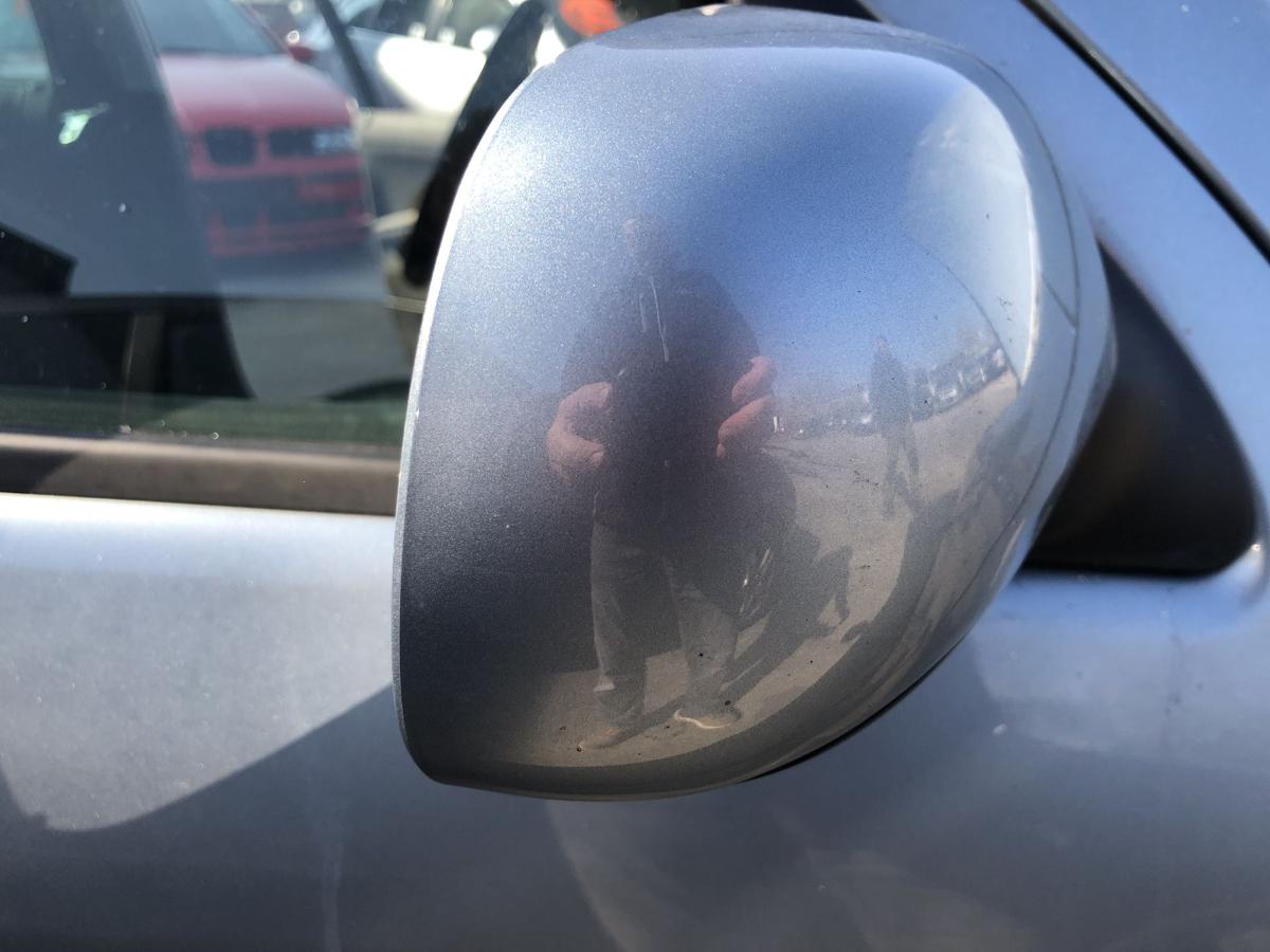 Skoda Fabia 6Y Au&szlig;enspiegel rechts R&uuml;ckspiegel Spiegel manuell LF7U Stone Grey