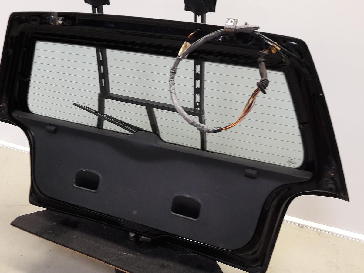 VW Polo 6N2 orig Heckklappe mit Scheibe Stoßstange L041 Brilliantschwarz Bj 2001