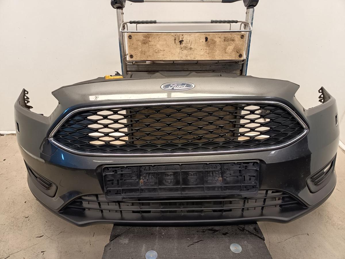 Ford Focus III orig Sto&szlig;stange vorne Mganetic Grau Facelift PDC Bj 2015