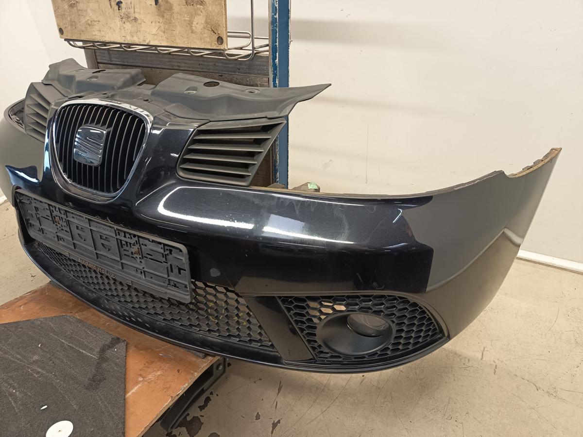 Seat Ibiza 6L original Sto&szlig;stange vorne LC9Z schwarz Facelift Baujahr 2007