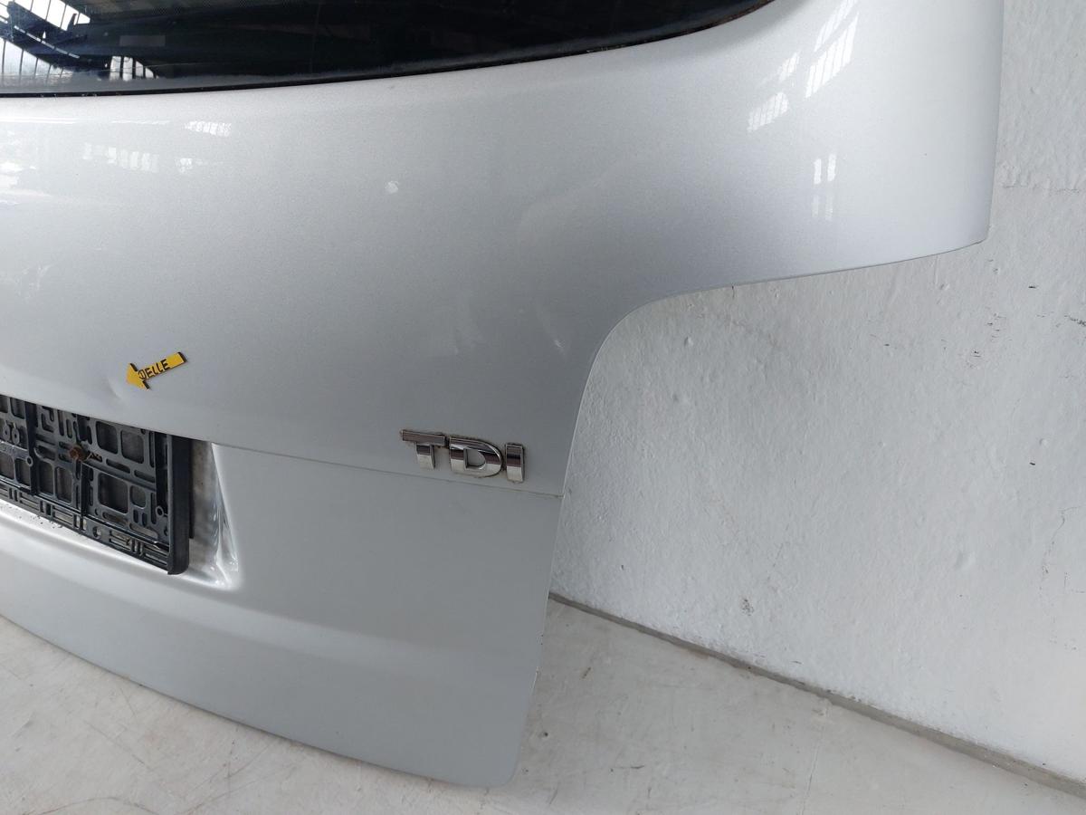 VW Touran 1T Heckklappe mit Heckscheibe 2003 bis 2010 LA7W Reflexsilber Metallic
