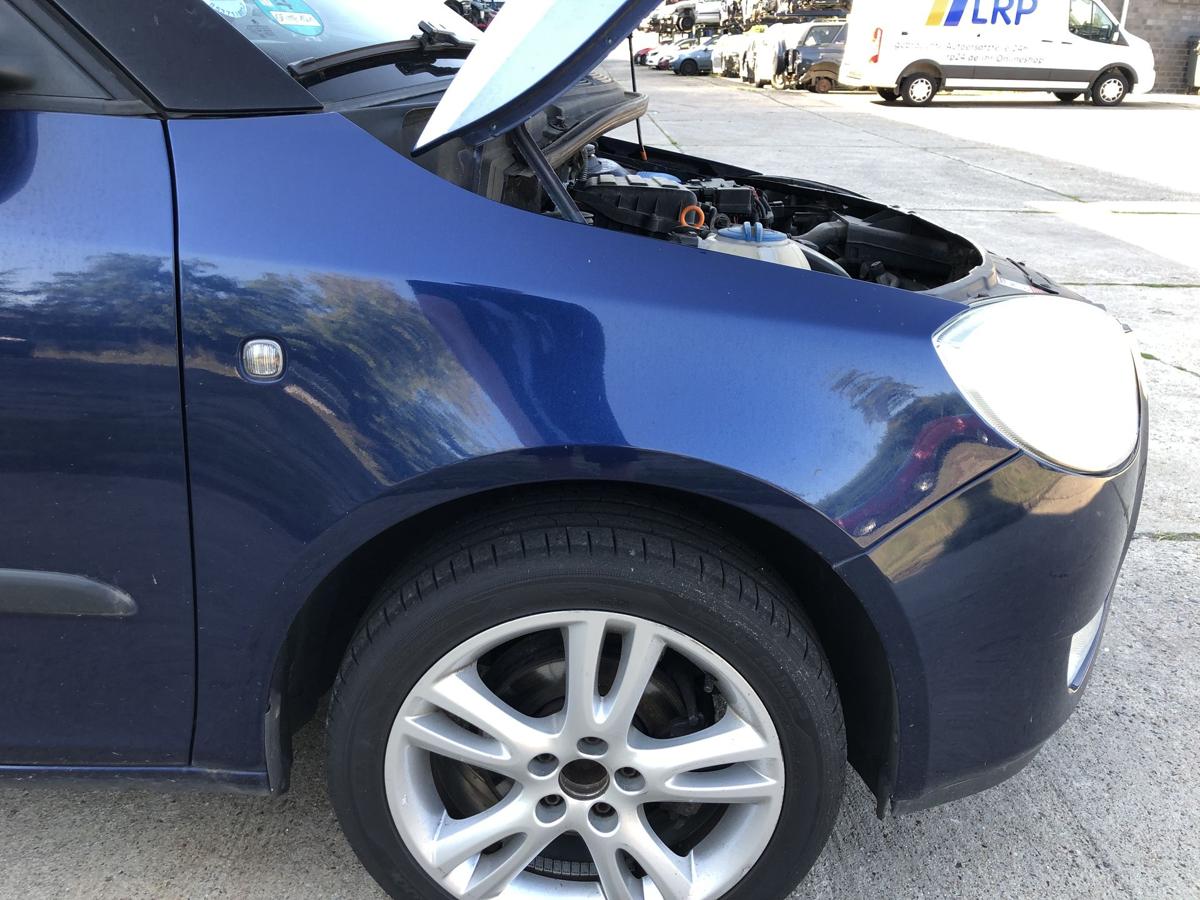 Skoda Fabia II 5J Kotflügel vorn rechts Fender LF5Q Stormblau 2006 bis 2010