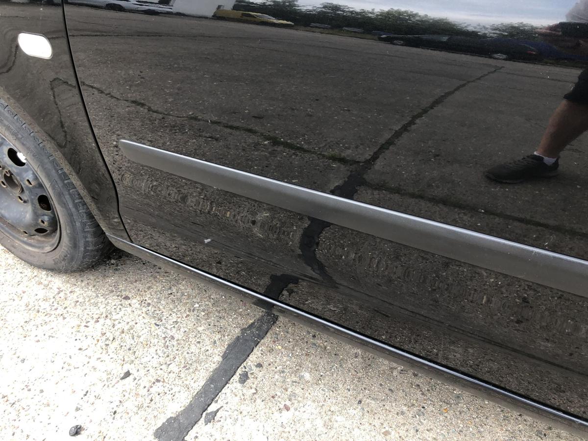 VW Polo 9N 9N1 T&uuml;r vorn links Fahrert&uuml;r Rohbau LC9Z Black Magic 3 t&uuml;rer