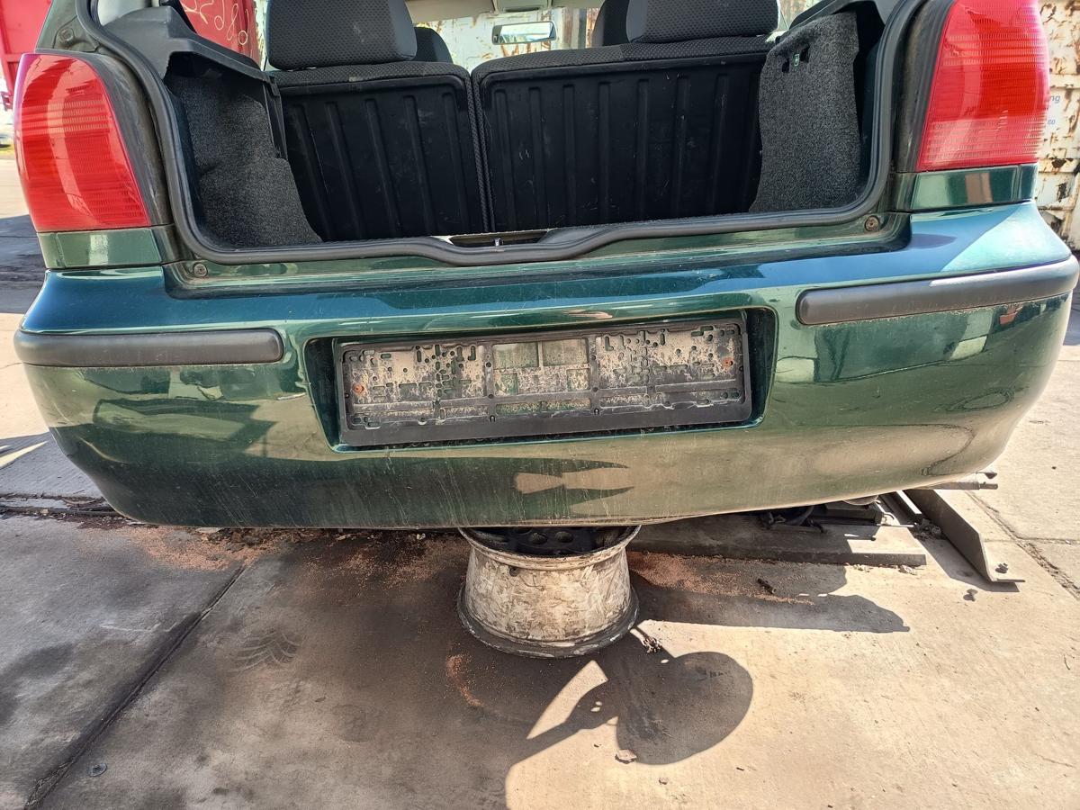 VW Polo 6N2 original Sto&szlig;stange hinten LD6D Gr&uuml;n Baujahr 1997