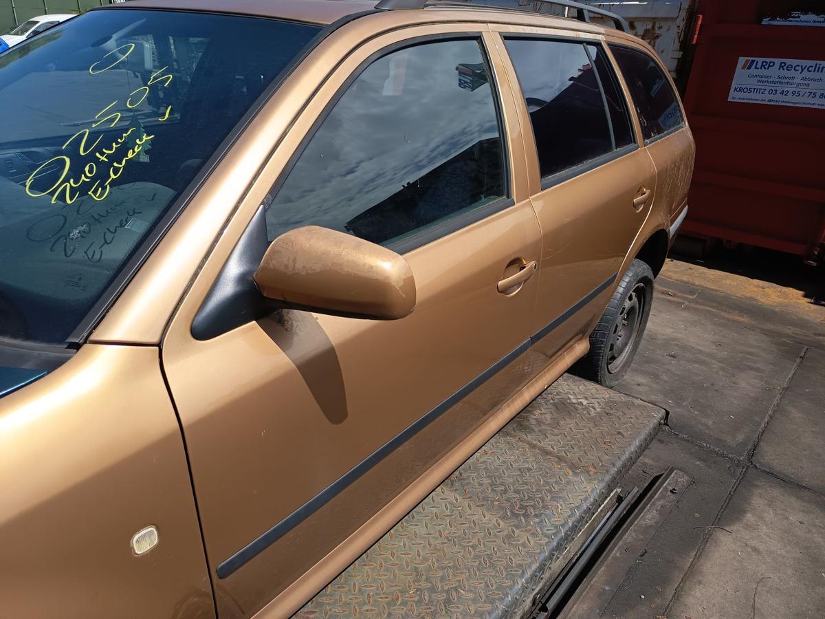 Skoda Octavia 1U original T&uuml;r vorn links Fahrer Rohbau F8G Atamacabeige Bj 2001