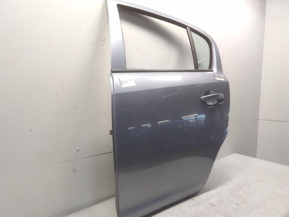 Opel Corsa D Tür hinten links graumetallic Z163 lichtsilber Bj.2010