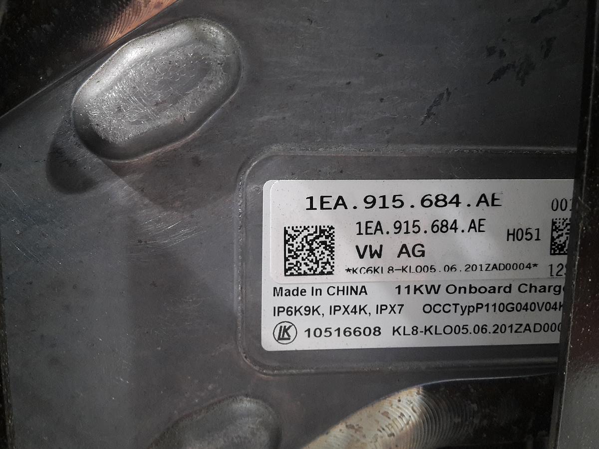 VW ID.3 BJ2020 On Board Charger 11KW 1EA915684AF 1EA915684BF