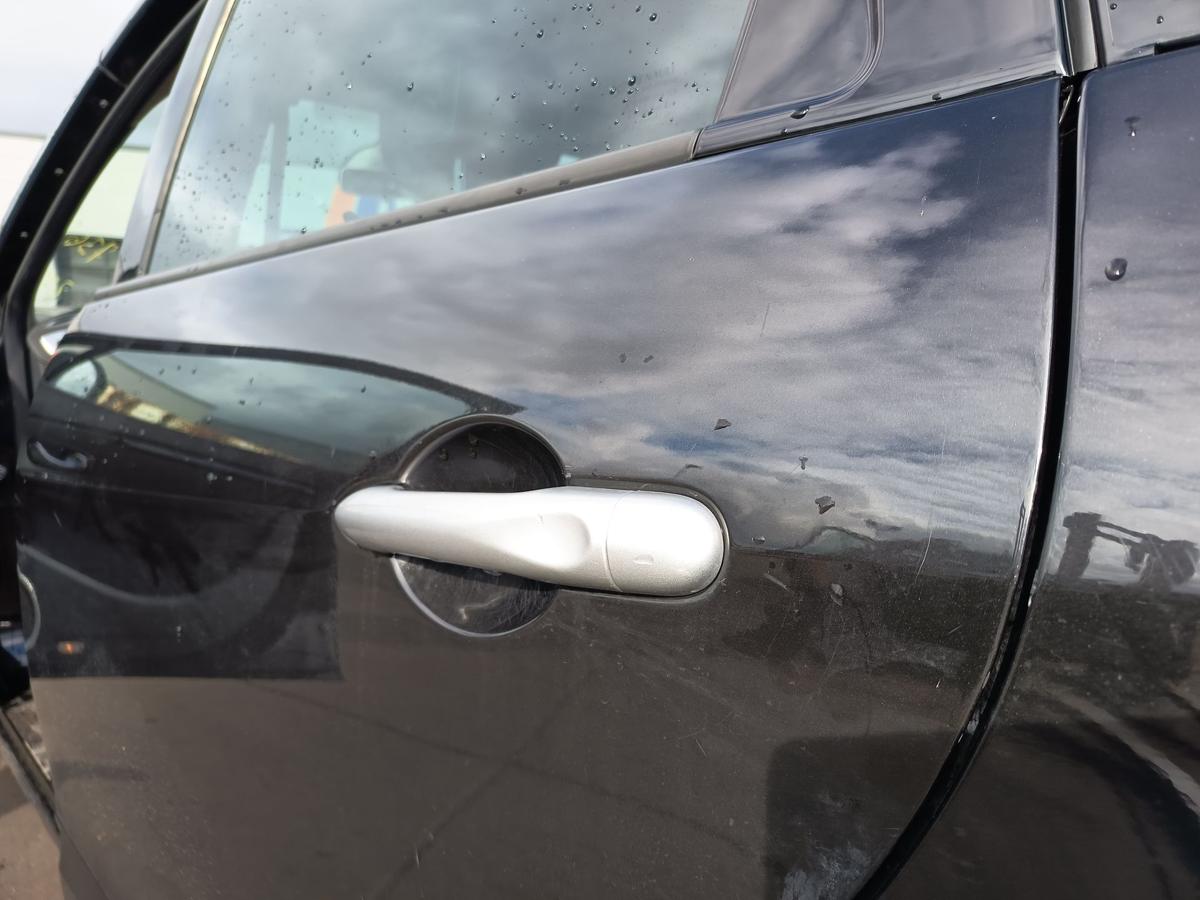 Renault Grand Scenic 3 original T&uuml;r hinten links Fond 676 Perlschwarz Bj 2009