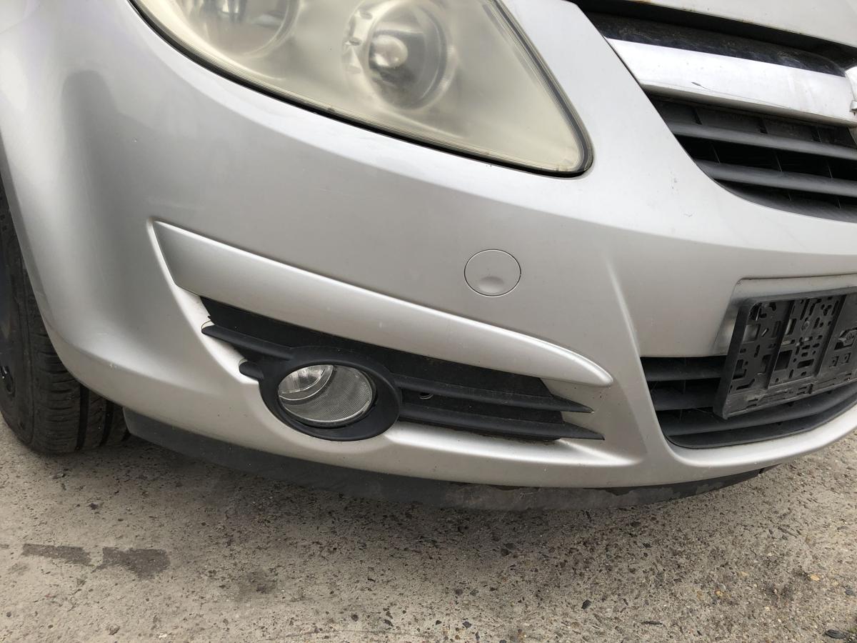 Opel Corsa D Sto&szlig;f&auml;nger vorn Frontsch&uuml;rze mit Nebelscheinwerfer 2AU Starsilber