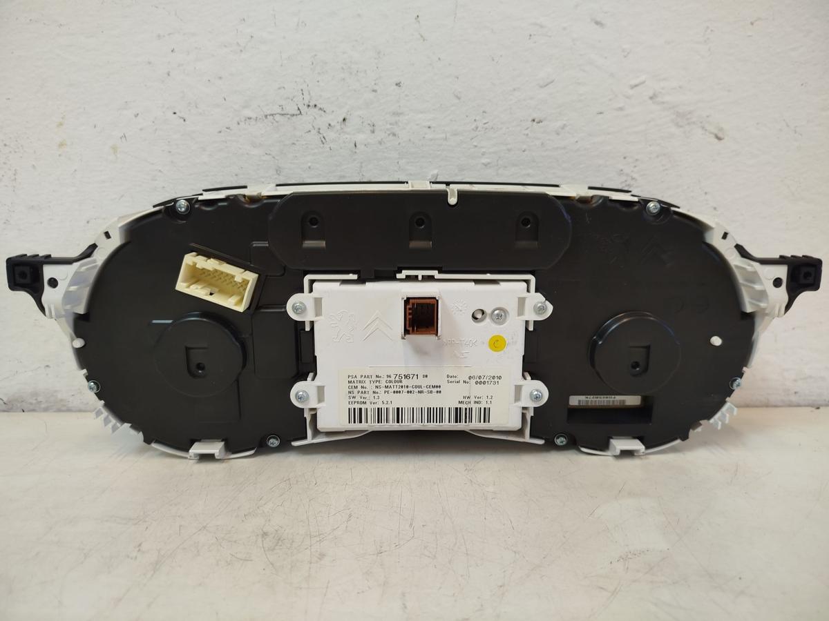 Peugeot 508 ND NE bis14 Kombiinstrument Tacho 1.6 Benzin 115k Instrumente OEM