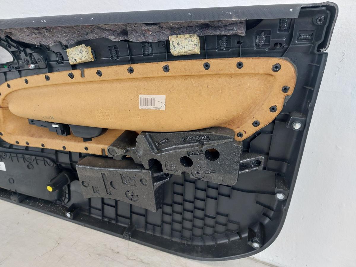 Citroen DS3 Sport Chic T&uuml;rverkleidung vorn links Fahrert&uuml;r Leder weinrot