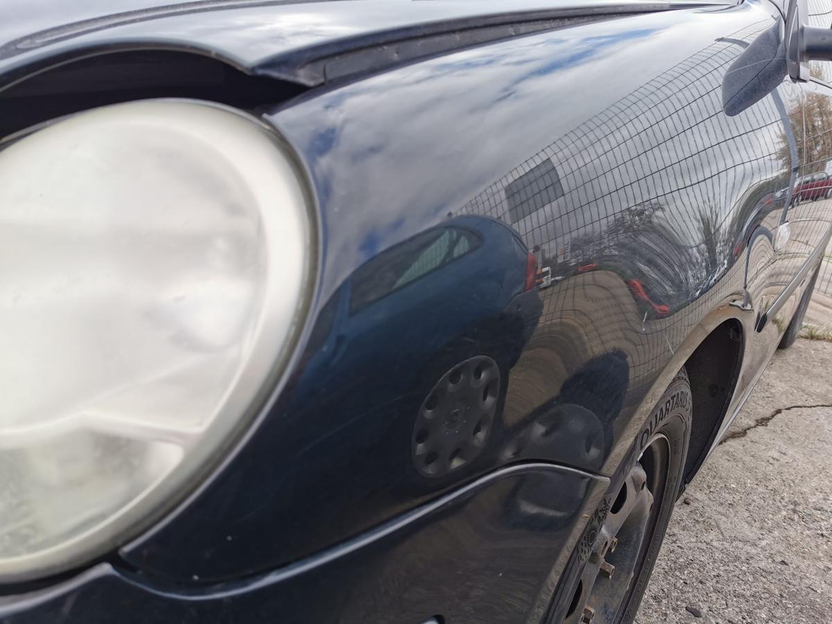 VW Polo 9N1 Kotflügel Fender Seitenwand vorn links L041 Brillantschwarz bis 2005