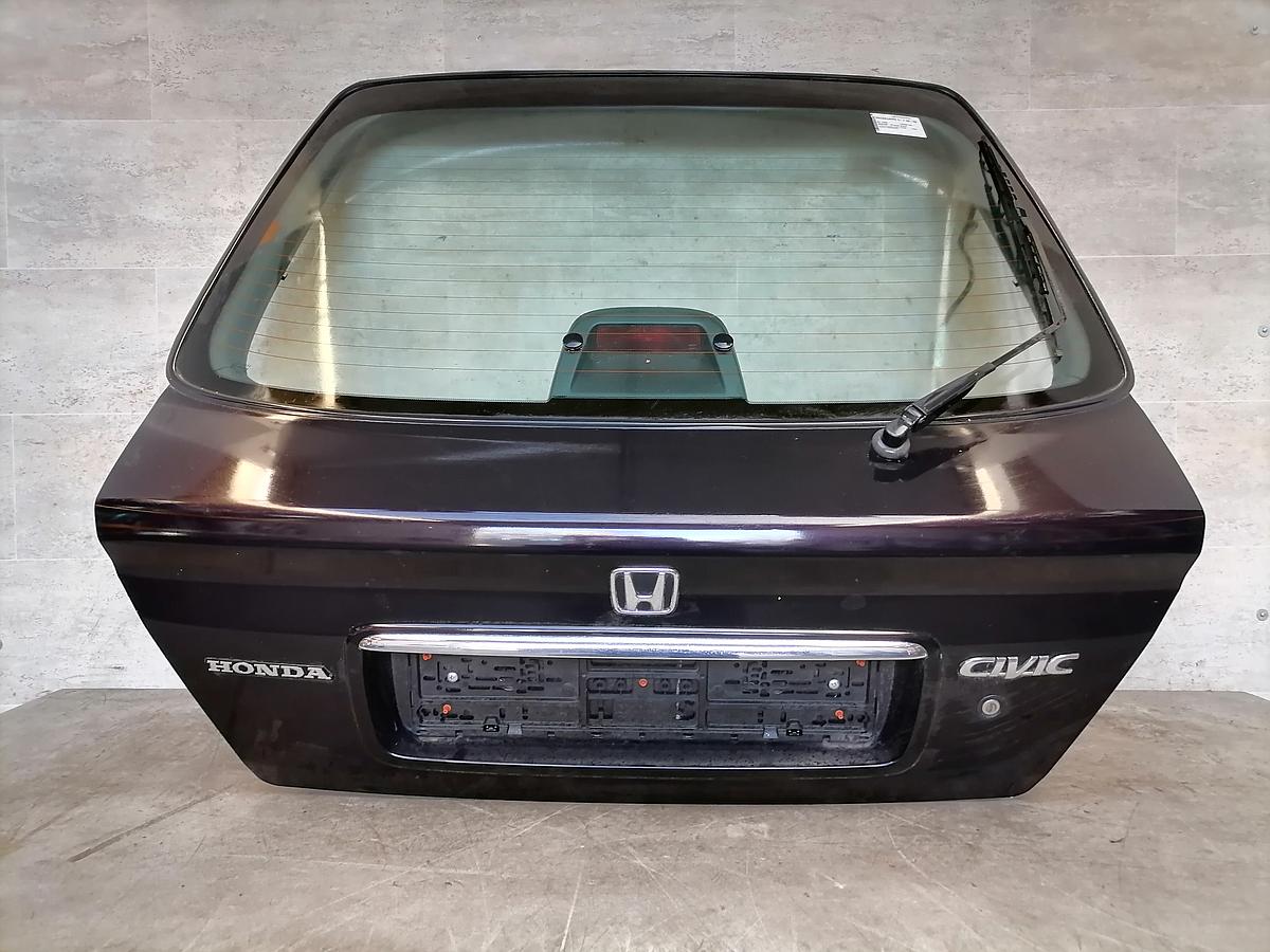 Honda Civic VI 6 Fastback 5-Türer 95-98 Heckklappe Kofferraumklappe Hecktür Tür hinten NH605P-Pirates Black