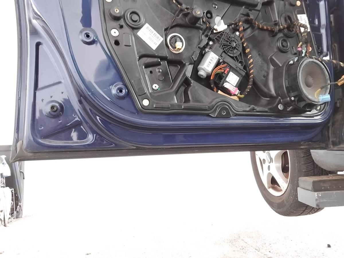 VW Golf 6 Tür vorn links Fahrertür LD5Q Shadow Blue Metallic 5-Türer BJ2009