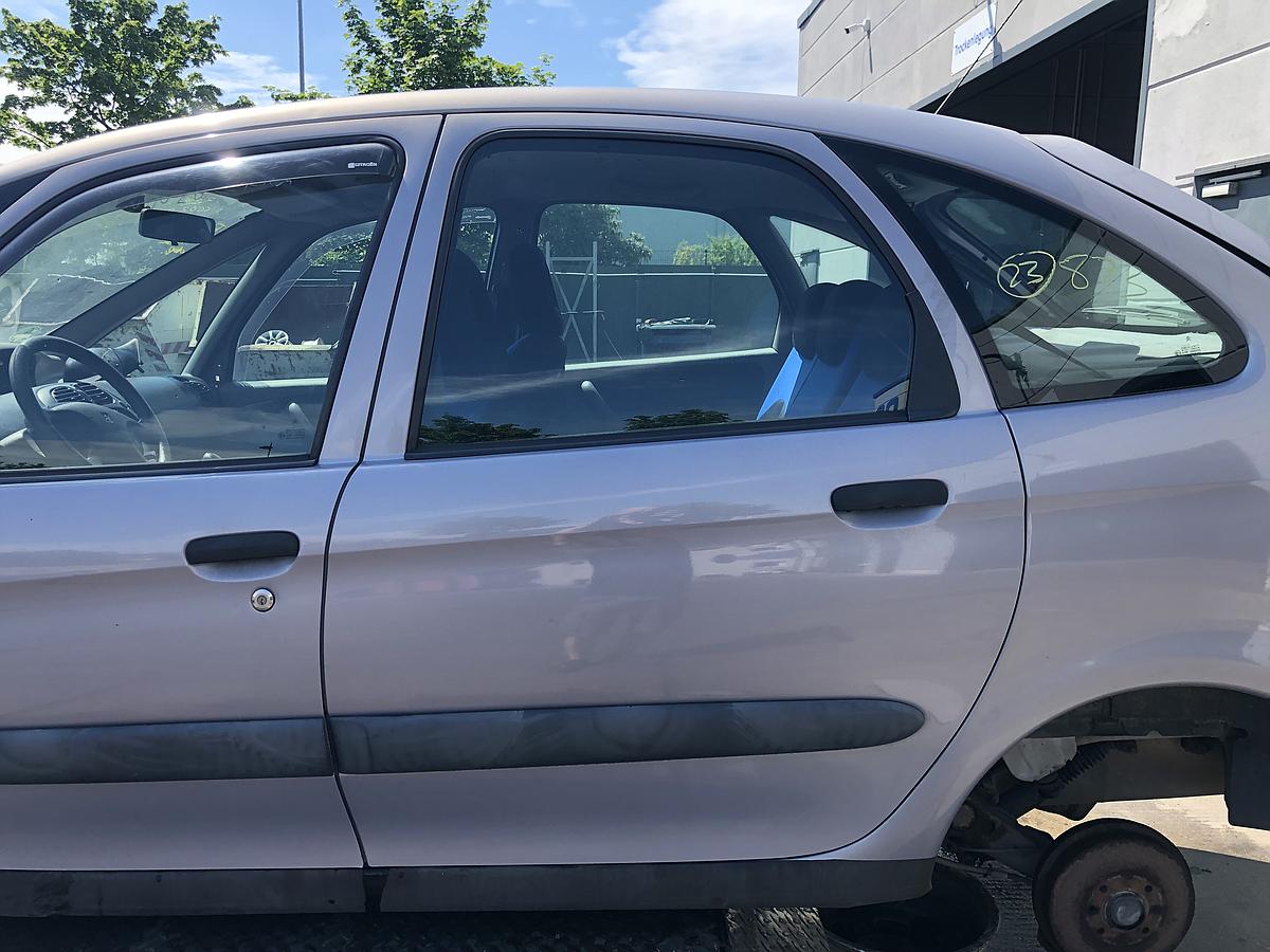 Citroen Xsara Picasso orig Tür hinten links KNA Hyazinthgrau met Bj 00