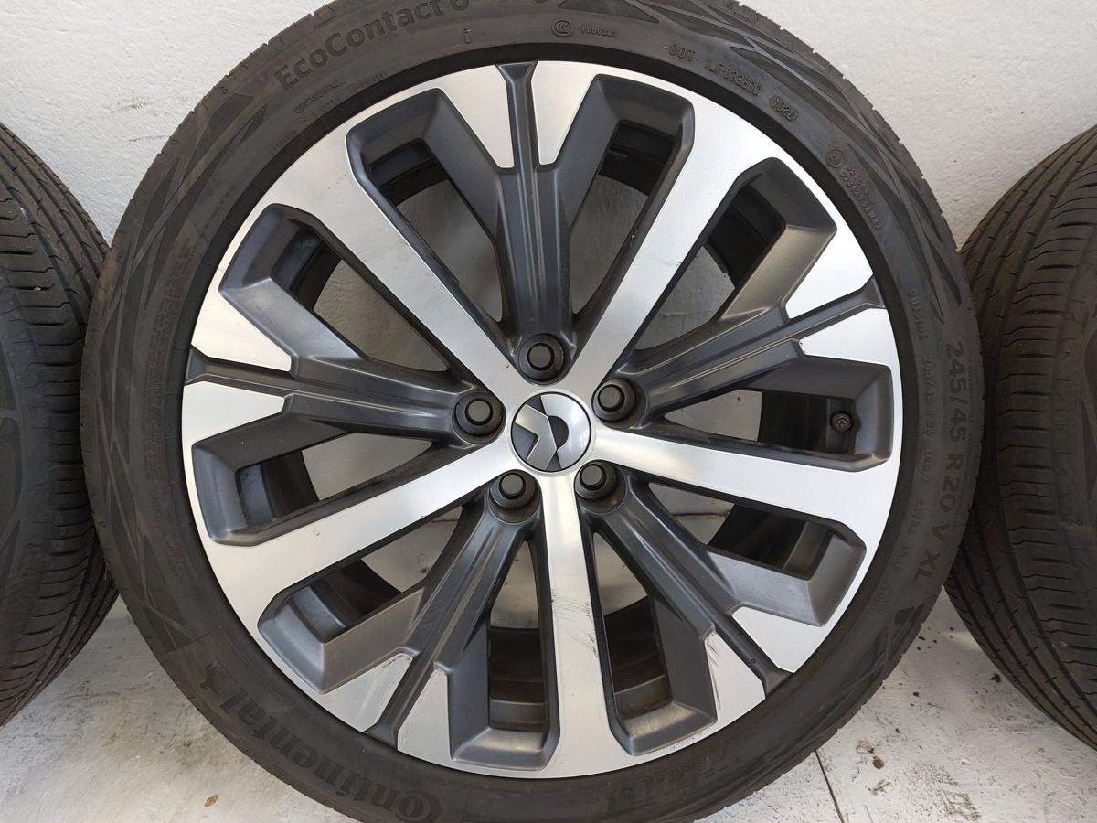 NIO ET7 Elektro Komplettradsatz Alufelgen 20 Zoll 9x20 Conti Sommer 245/45 R20
