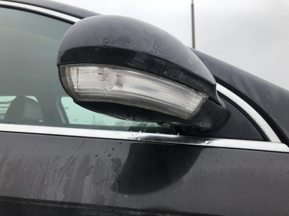 VW Passat 3C Au&szlig;enspiegel rechts elektrisch R&uuml;ckspiegel anklapp LC8Z Moccabrown