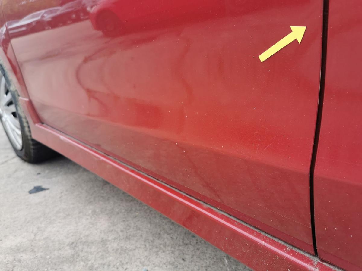 Hyundai I30 CW FD Fahrertür Tür Autotür vorn links HAT Glowing Red BESCHÄDIGT