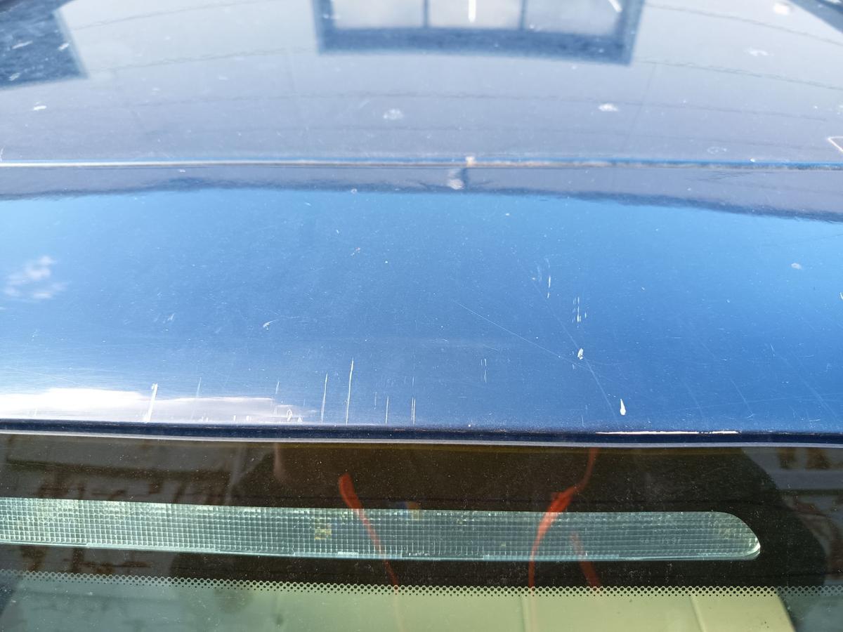 Volvo V70 Kombi original Heckklappe mit Scheibe dunkelblau dark blue solid Bj 02