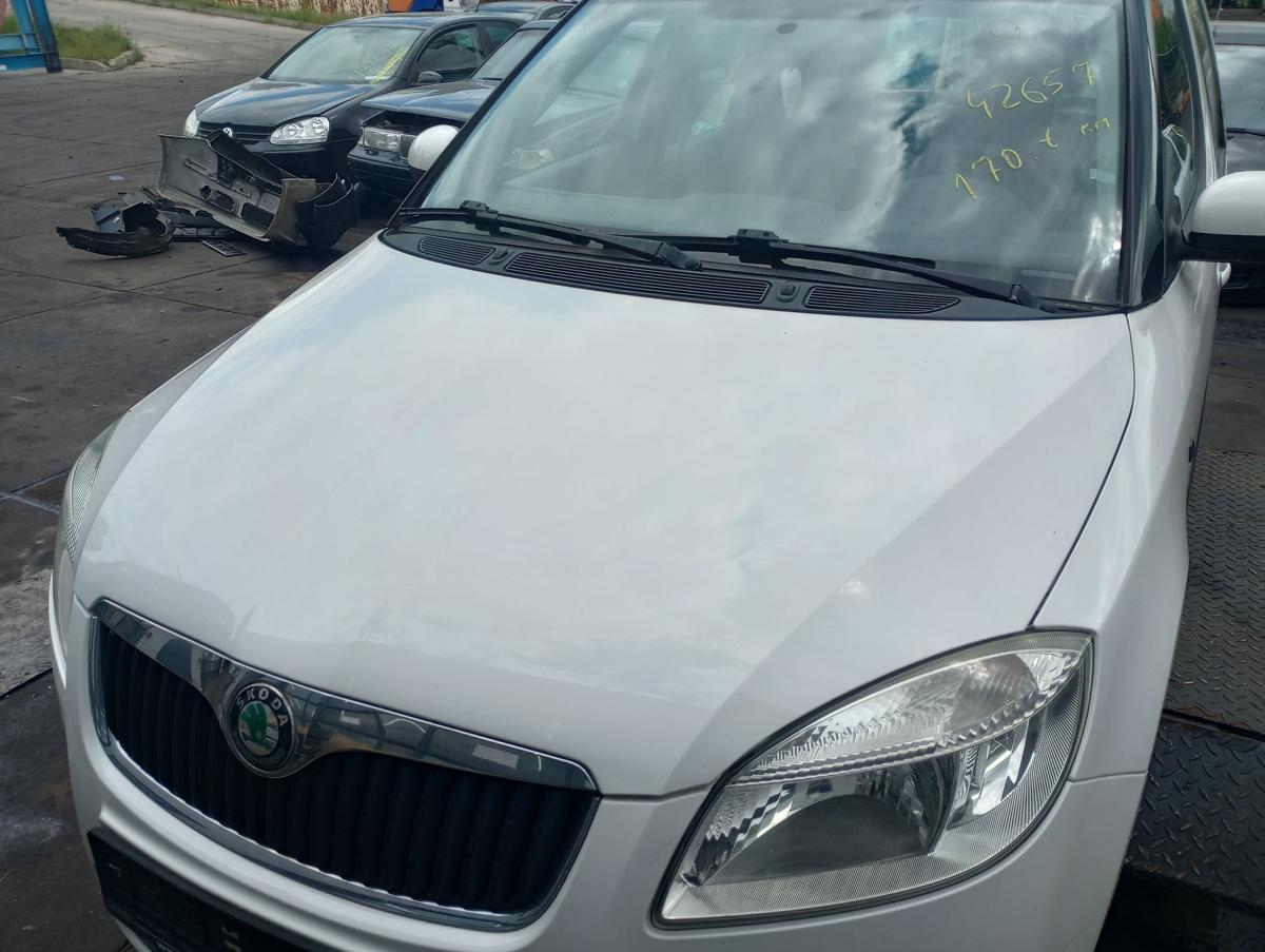 Skoda Roomster 5J orig Motorhaube Klappe Front LF9E Weiß Bj 2009