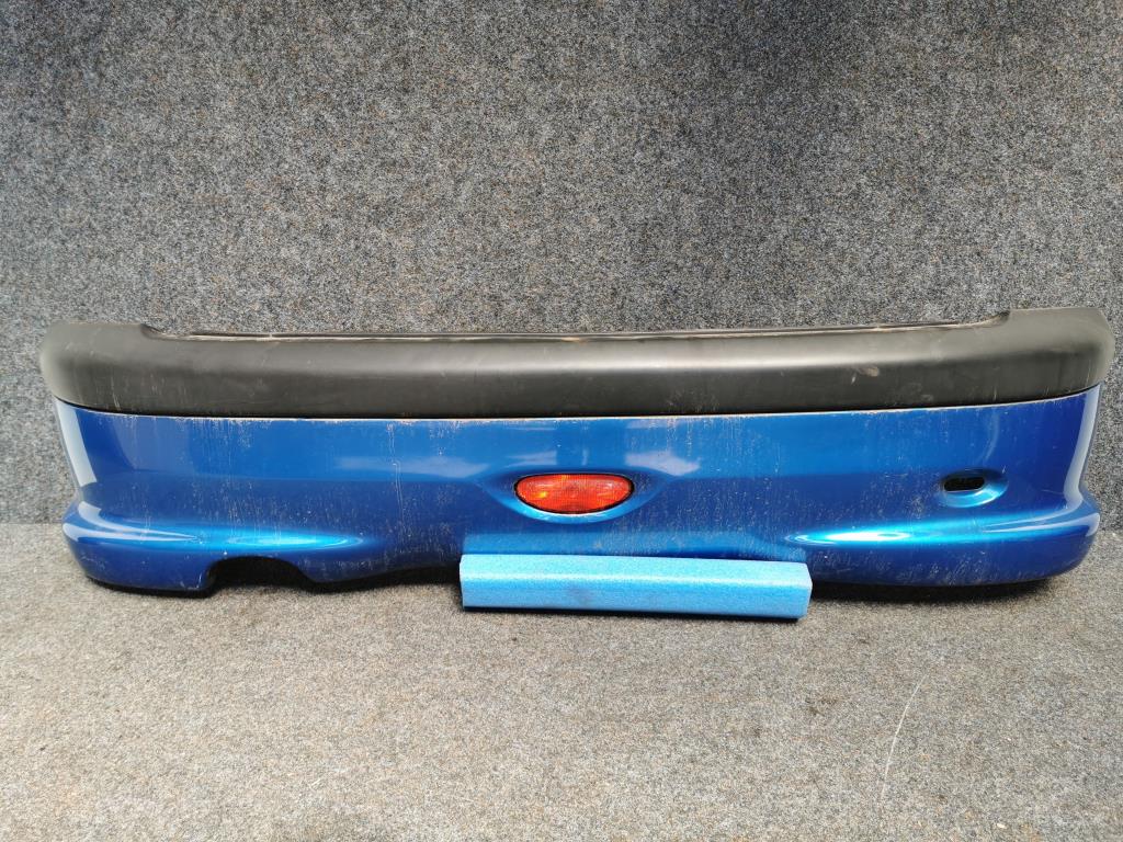 Peugeot 206 BJ 2003 Stoßstange hinten Stoßfänger Blau 03-09