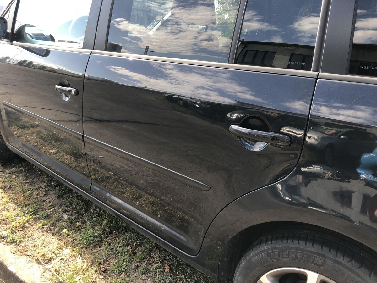 VW Touran 1T T&uuml;r hinten links Fondt&uuml;r im Rohbau LC9X Deep Black Perl