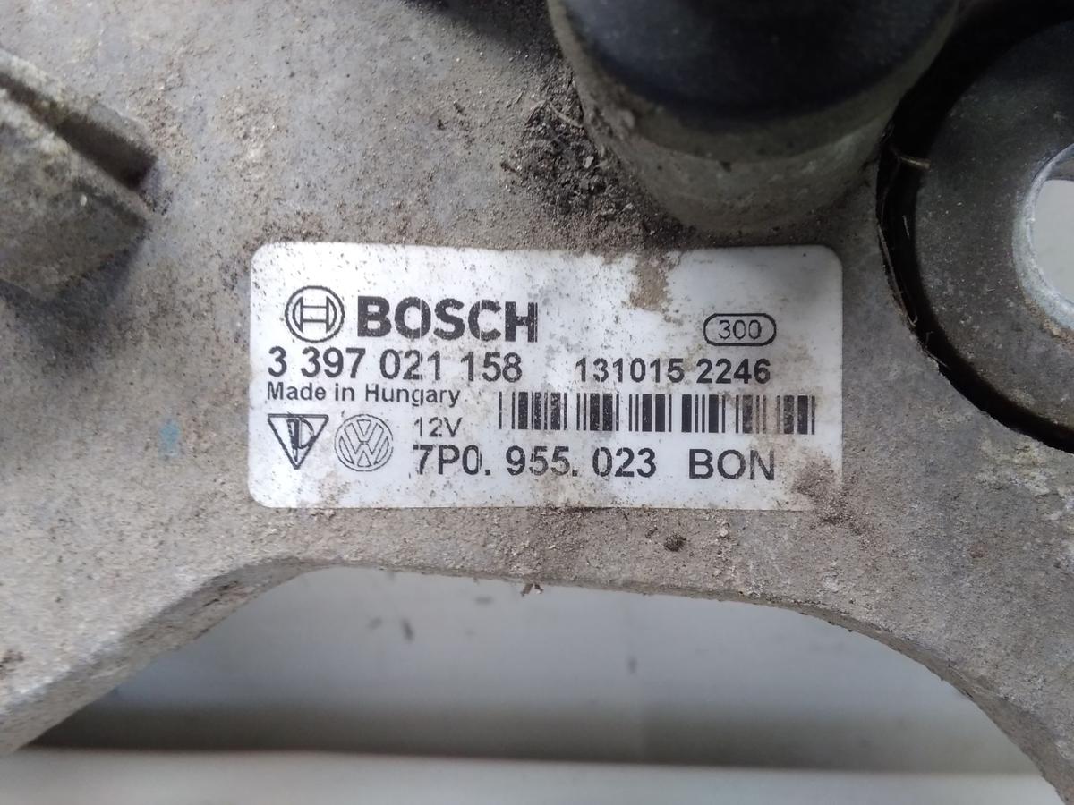 VW Touareg 2 7P original Wischergestänge vorn Bosch 3397021158 Bj.2013 7P0955023