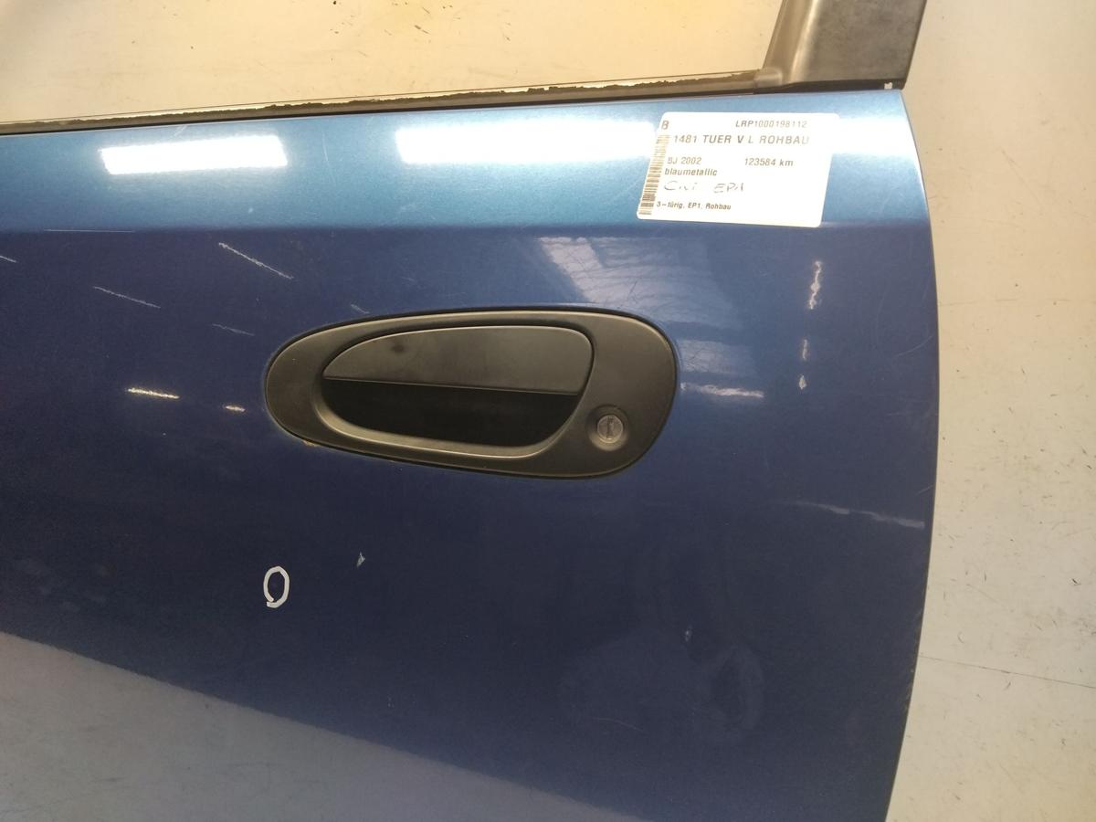 Honda Civic EP1 original T&uuml;r vorn links Fahrert&uuml;r blaumetallic Rohbau BJ2002