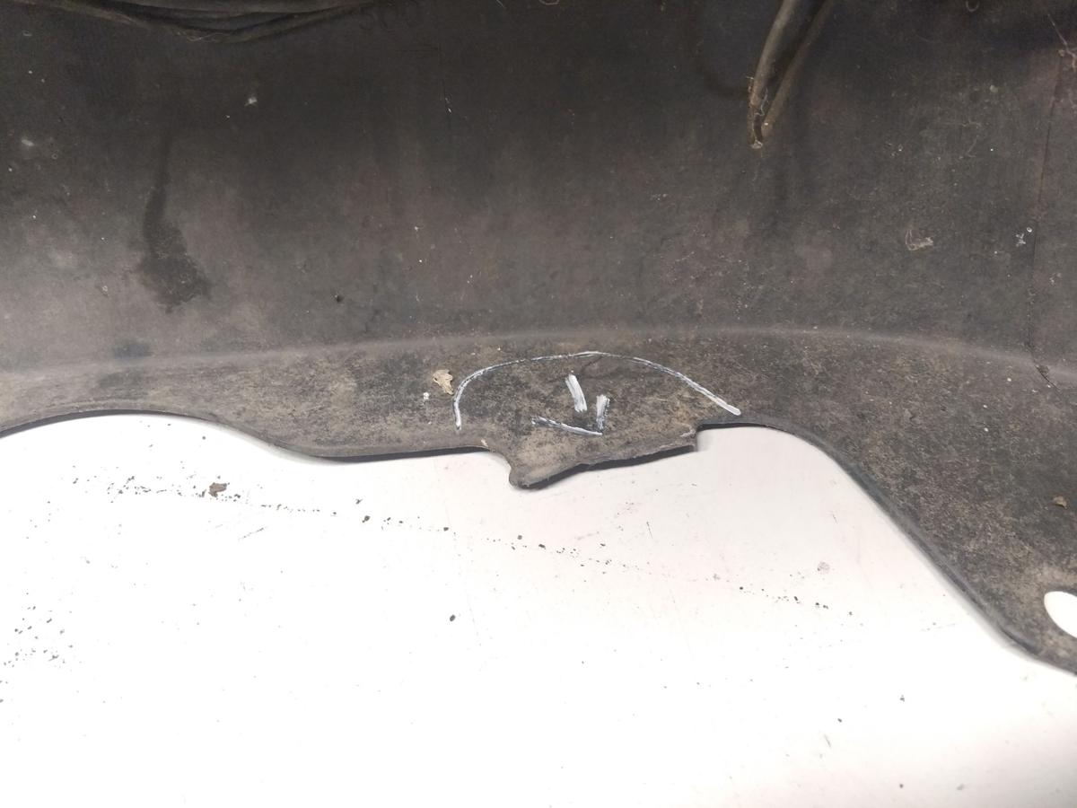Renault Grand Scenic 2 original Sto&szlig;f&auml;nger Sto&szlig;stange hinten schwarzmet. Bj.2008