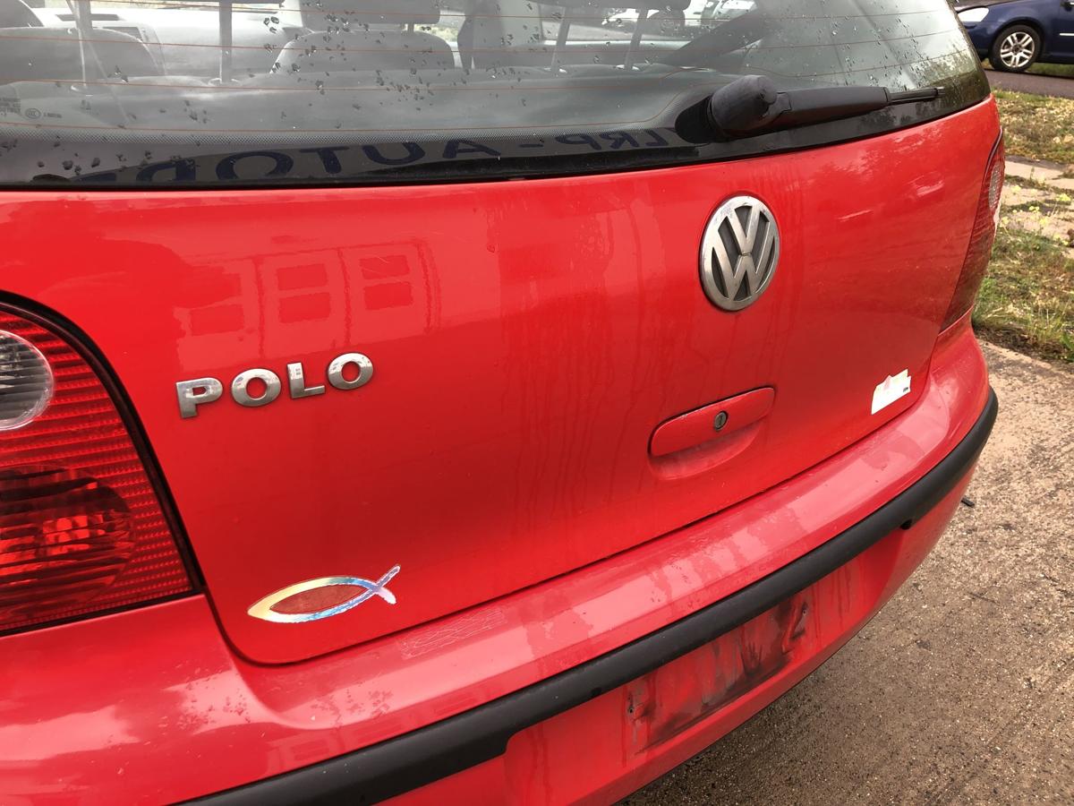 VW Polo 9N 9N1 Heckklappe Kofferraumklappe Heckdeckel LP3G Flashrot Rohbau