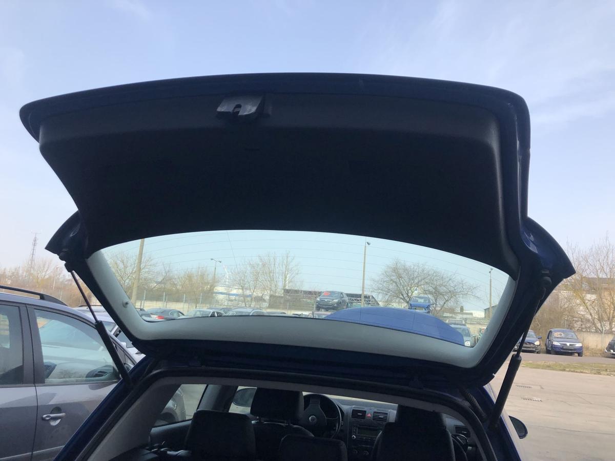 VW Golf 5 V 1K Heckklappe mit Heckscheibe Rohbau 3 und 5 t&uuml;rer LC5J Laserblau