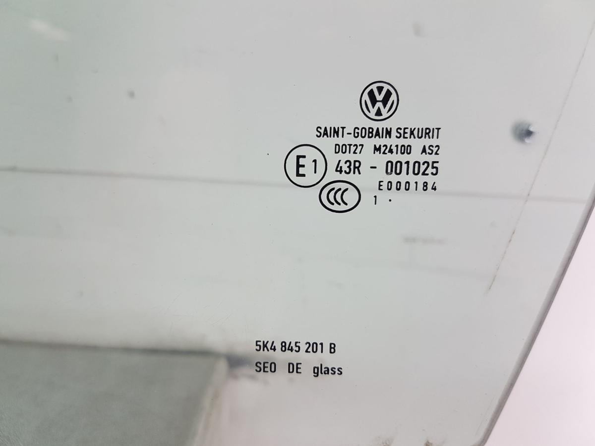 VW Golf VI Türscheibe vorn links in grüncolor Bj2012 5 Türig