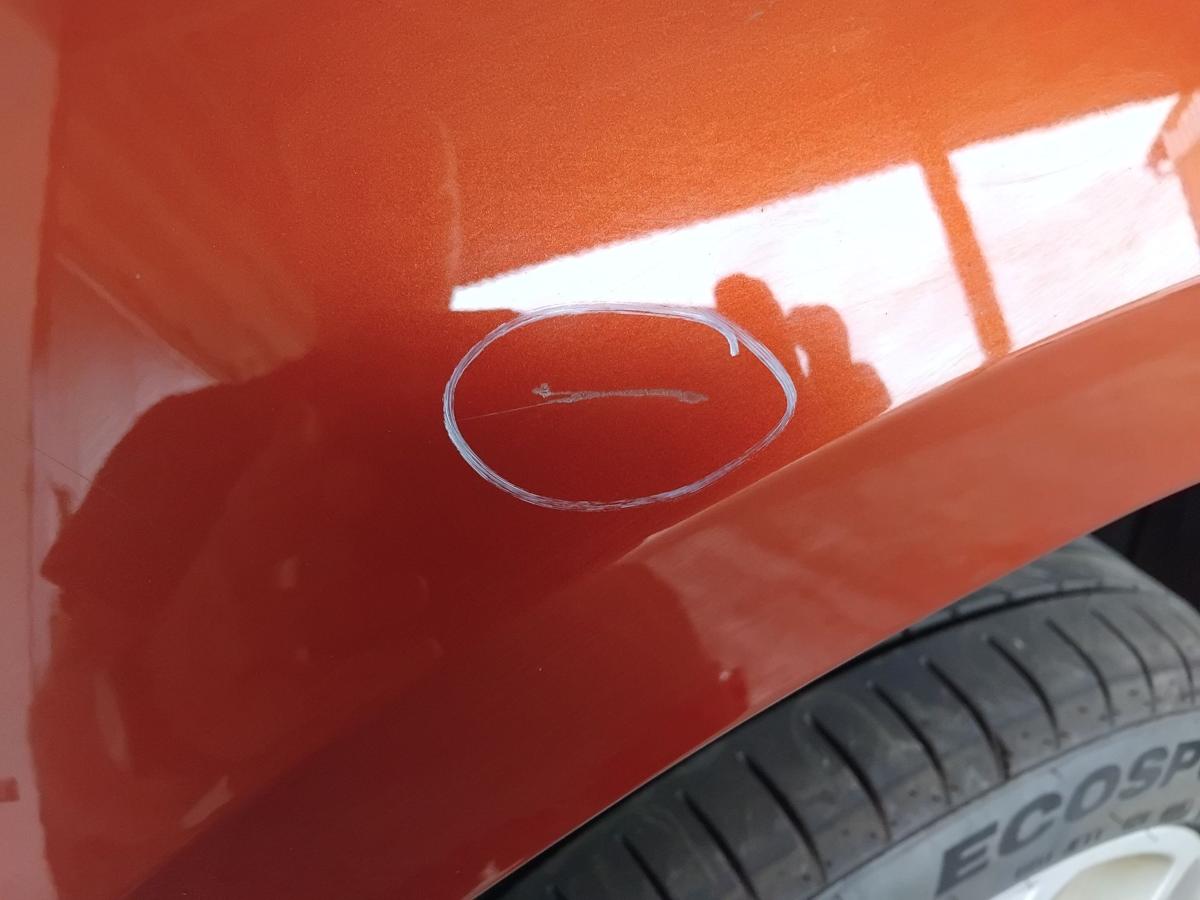 Ford S-Max 1 WA6 original Kotfl&uuml;gel vorn links tangorotmetallic BJ2008