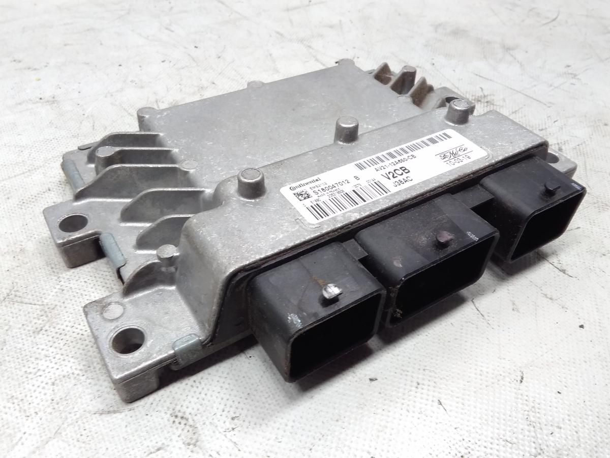 Ford Fiesta JA8 AV2112A650CB Steuergerät Motor 1.25 60kw SNJB BJ2010
