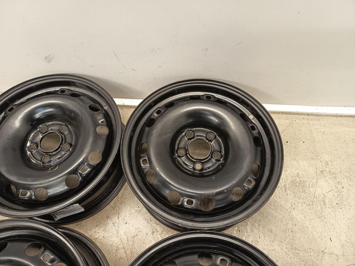 VW Polo 6R original Satz Stahlfelgen 6Jx15 ET38 6C060102B/C ab 2009 VW Polo 6R original Satz Stahlfelgen 6Jx15 ET38 6C060102B/C ab 2009