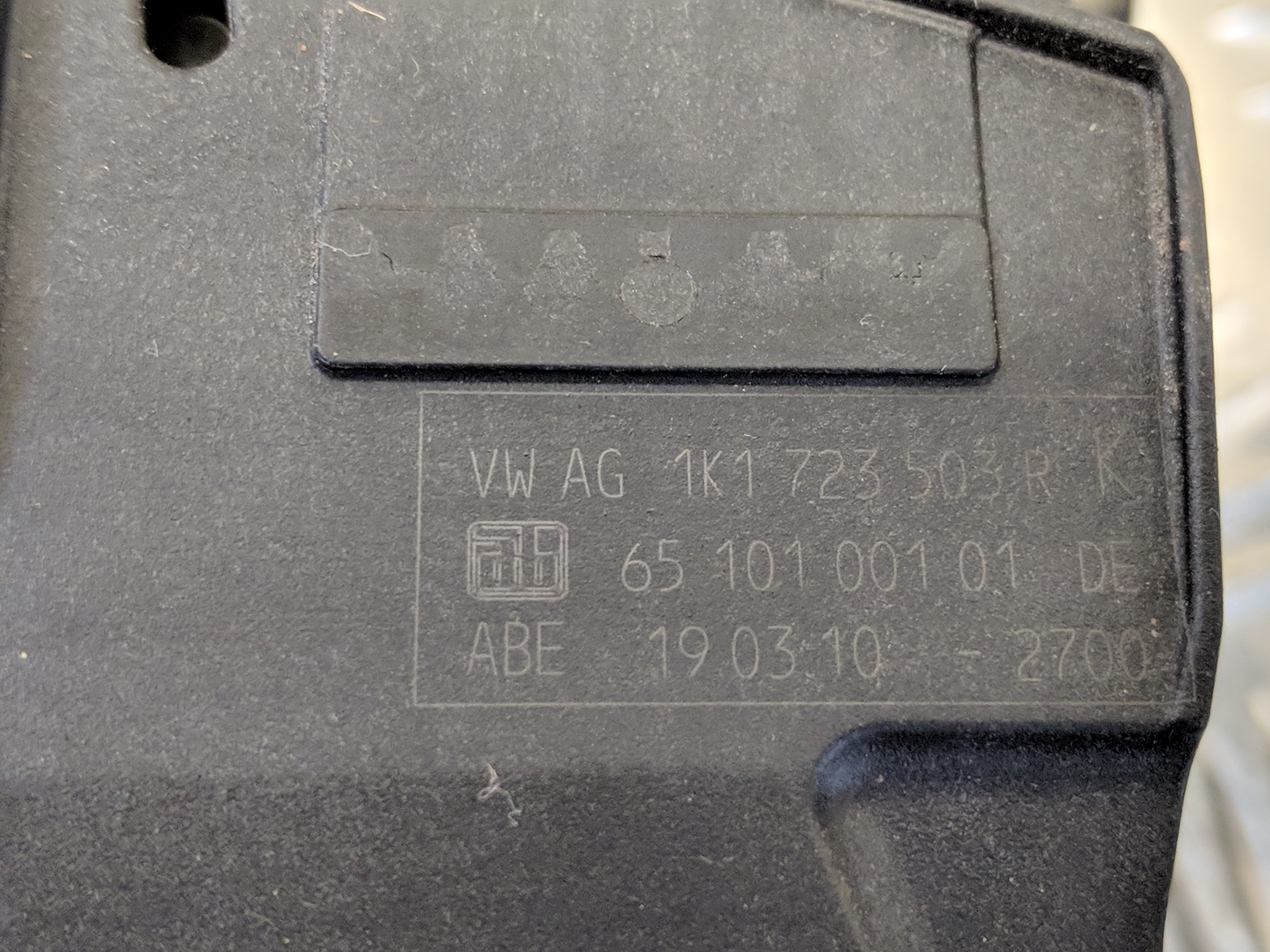 VW Sharan 7N Bj.10 original Gaspedal 2.0TDI 1K1723503R